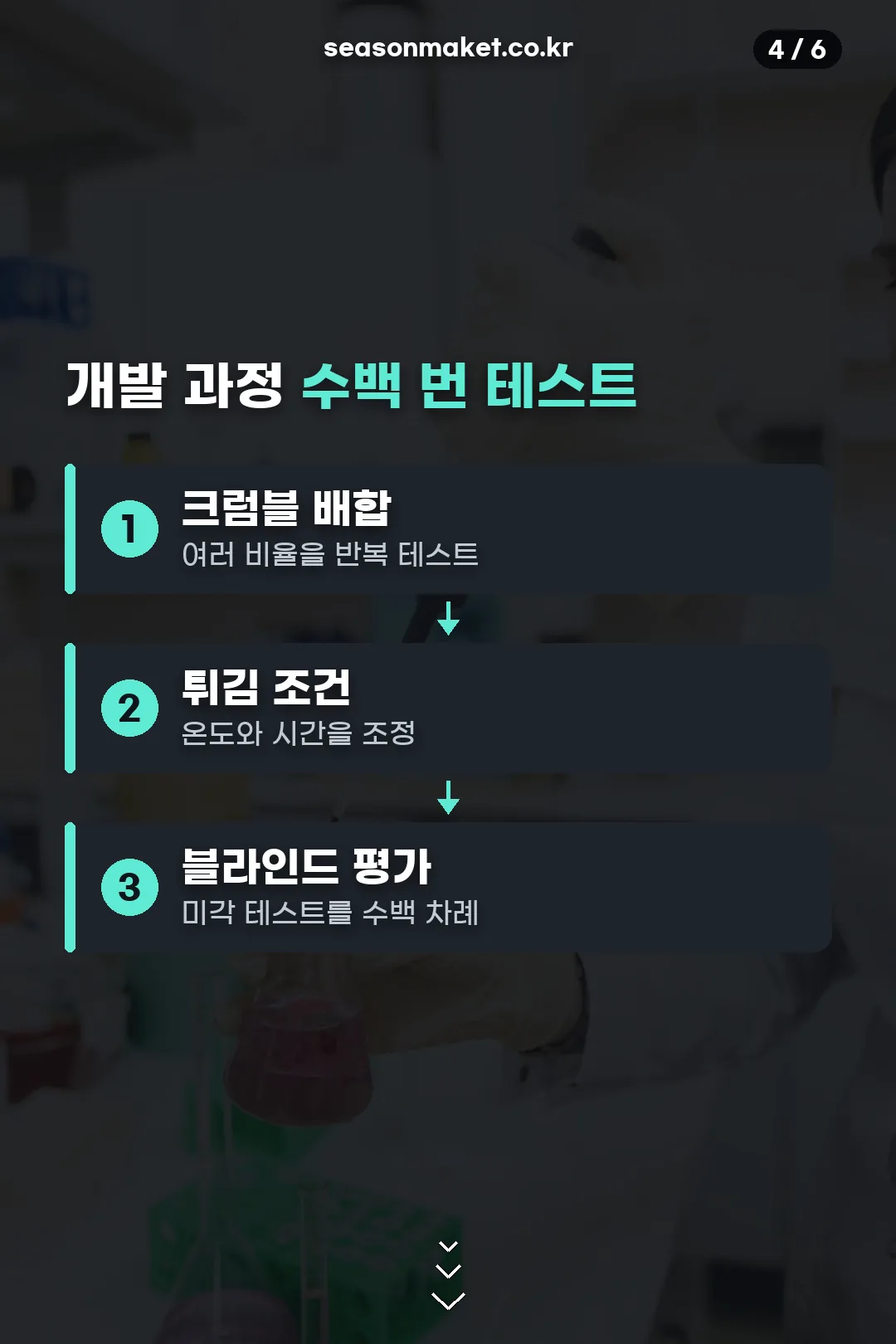 수백 번 테스트 개발 과정