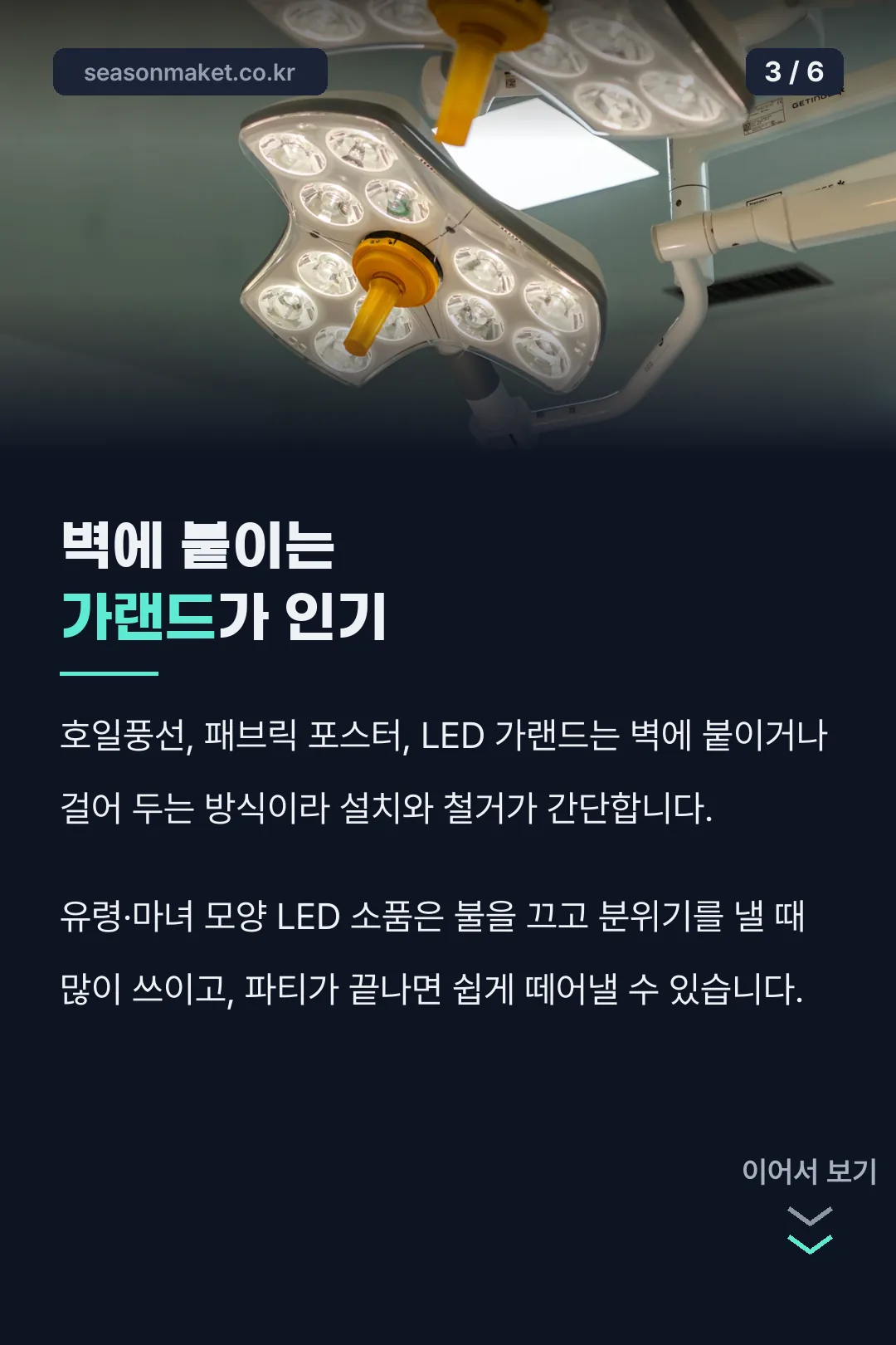 장식용 가랜드 인기